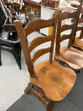 Load image into Gallery viewer, 4 x Oak Chairs