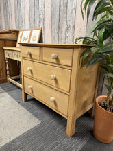 Load image into Gallery viewer, Stripped Satinwood Chest Of Drawers