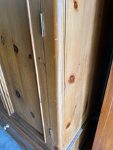 Load image into Gallery viewer, Vintage Pine Wardrobe