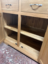 Load image into Gallery viewer, Oak Furniture Land Bevel Sideboard