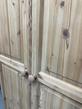 Load image into Gallery viewer, Stripped Pine Wardrobe