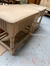 Load image into Gallery viewer, Stripped Oak Bedsides
