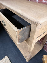 Load image into Gallery viewer, Stripped Oak Hall Table