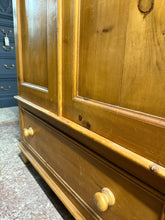 Load image into Gallery viewer, Vintage Pine Wardrobe