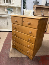 Load image into Gallery viewer, Solid Pine Chest Of Drawers