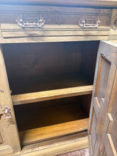 Load image into Gallery viewer, Carved Oak Sideboard