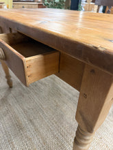 Load image into Gallery viewer, Victorian Pine Scrub Top Table