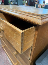 Load image into Gallery viewer, Vintage Pine Chest Of Drawers