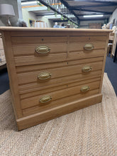 Load image into Gallery viewer, Stripped Satinwood Chest Of Drawers
