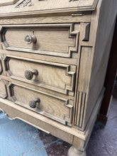 Load image into Gallery viewer, Stripped Oak Bureau
