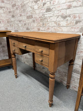 Load image into Gallery viewer, Stripped Mahogany Desk
