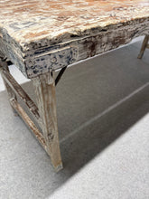 Load image into Gallery viewer, White Wash Folding Table