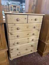 Load image into Gallery viewer, Tall Stripped Pine Drawers