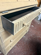 Load image into Gallery viewer, Stripped Oak Bureau