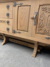 Load image into Gallery viewer, Stripped Oak Sideboard