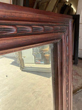 Load image into Gallery viewer, Ornate Mahogany Mirror