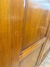 Load image into Gallery viewer, Cherry Wood Triple Wardrobe