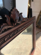 Load image into Gallery viewer, Ornate Mahogany Mirror