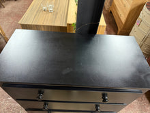 Load image into Gallery viewer, Black Chest Of Drawers