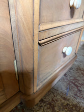 Load image into Gallery viewer, Stripped Mahogany Desk