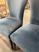 Load image into Gallery viewer, 4 x Navy Blue Dining Chairs