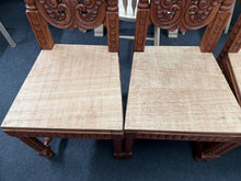 Load image into Gallery viewer, 6 x Indian Hardwood Chairs
