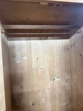 Load image into Gallery viewer, Vintage Pine Wardrobe