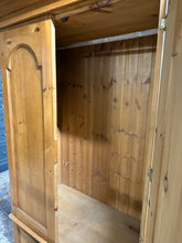 Load image into Gallery viewer, Vintage Pine Wardrobe