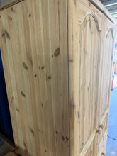 Load image into Gallery viewer, Stripped Pine Wardrobe