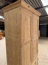 Load image into Gallery viewer, Stripped Pine Wardrobe