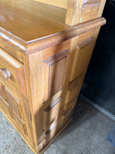 Load image into Gallery viewer, Heavy Oak Dresser