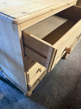 Load image into Gallery viewer, Stripped Pine Chest Of Drawers