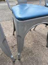 Load image into Gallery viewer, 4 x Metal Dining Chairs