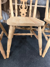 Load image into Gallery viewer, 4 x Solid Pine Chairs