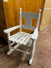 Load image into Gallery viewer, Childs White Rocker