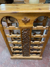 Load image into Gallery viewer, Carved Wine Rack