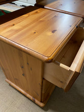 Load image into Gallery viewer, 2 x Pine Bedsides