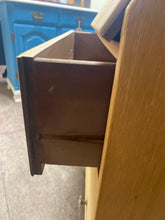 Load image into Gallery viewer, Stripped Oak Bureau