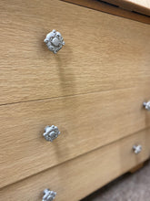 Load image into Gallery viewer, Stripped Oak Bureau