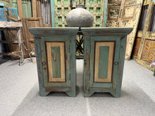 Load image into Gallery viewer, Hardwood Indian Bedsides