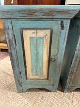 Load image into Gallery viewer, Hardwood Indian Bedsides