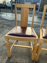Load image into Gallery viewer, 4 x Oak Chairs