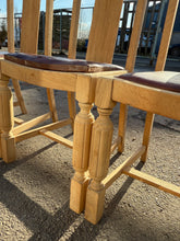 Load image into Gallery viewer, 4 x Oak Chairs