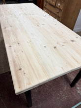 Load image into Gallery viewer, Stripped Planked Table