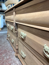 Load image into Gallery viewer, Stripped Mahogany Chest Of Drawers