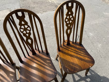 Load image into Gallery viewer, 4 x Wheelback Chairs