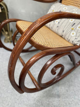 Load image into Gallery viewer, Cane & Wood Rocking Chair