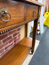 Load image into Gallery viewer, Oak Console Table