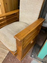 Load image into Gallery viewer, Reclining Wooden Chair