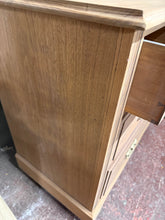 Load image into Gallery viewer, Stripped Satinwood Chest Of Drawers